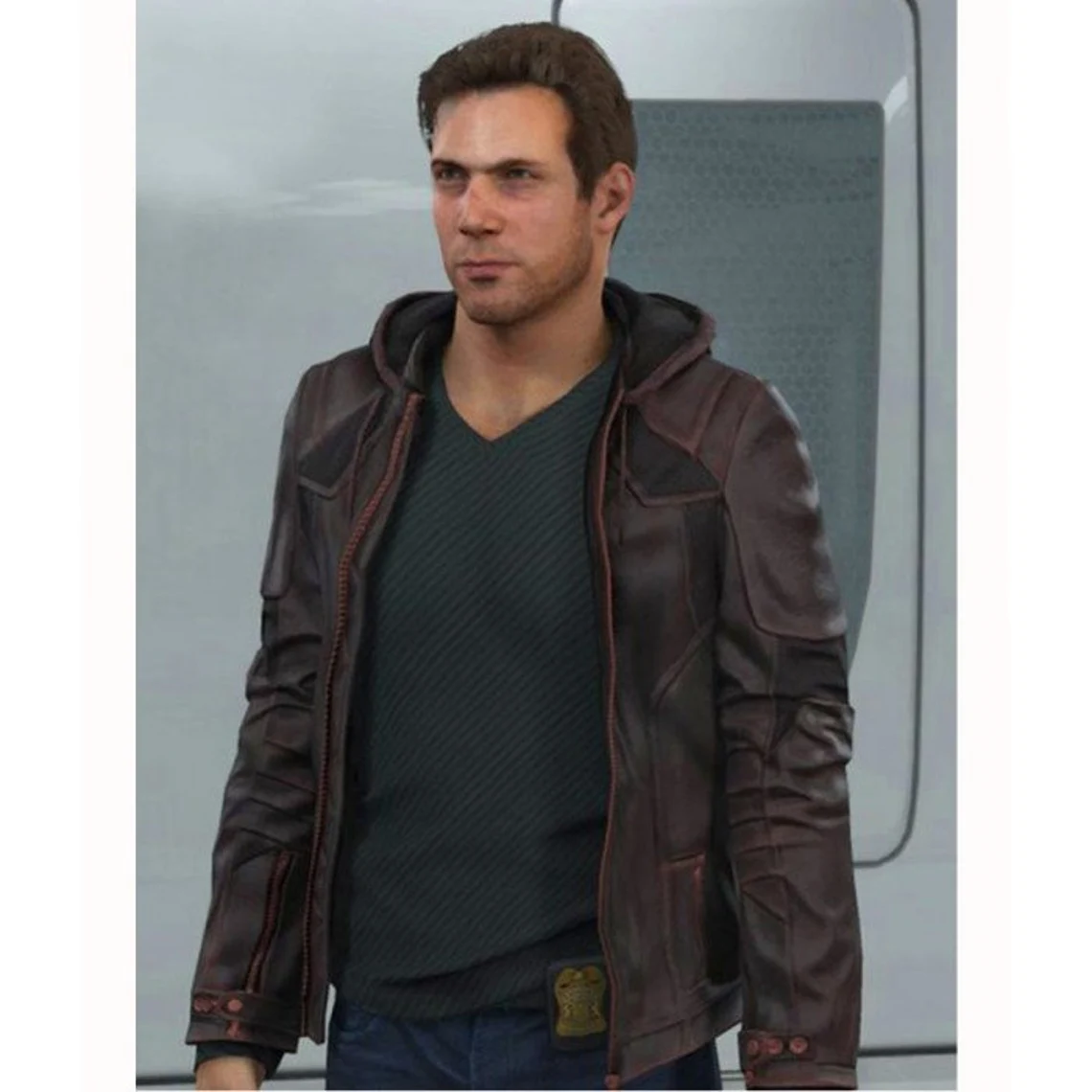 Gavin Reed Detroit Become Human Mens Handmade Leather Jacket