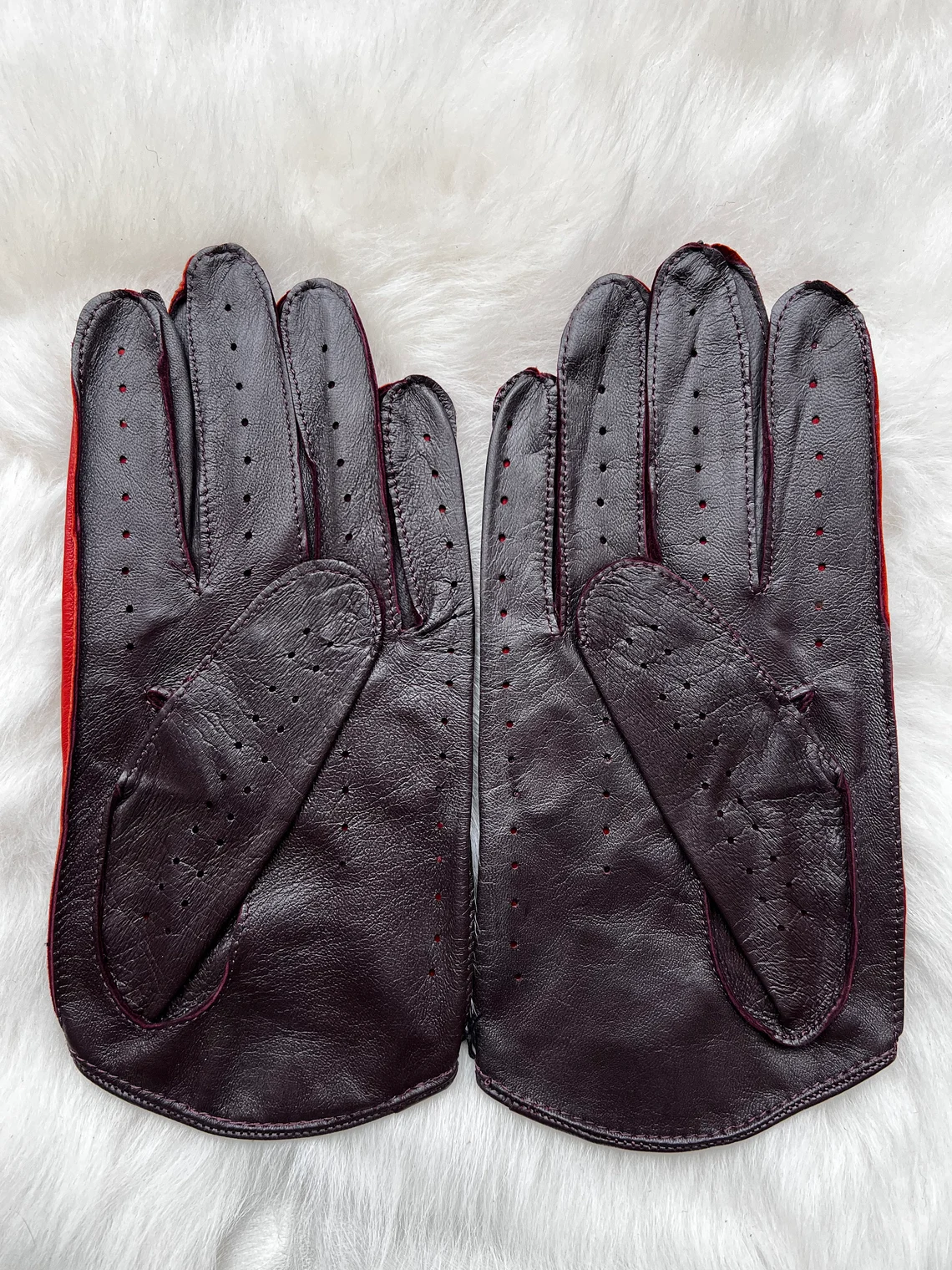 Dual Color Driving Gloves - Men