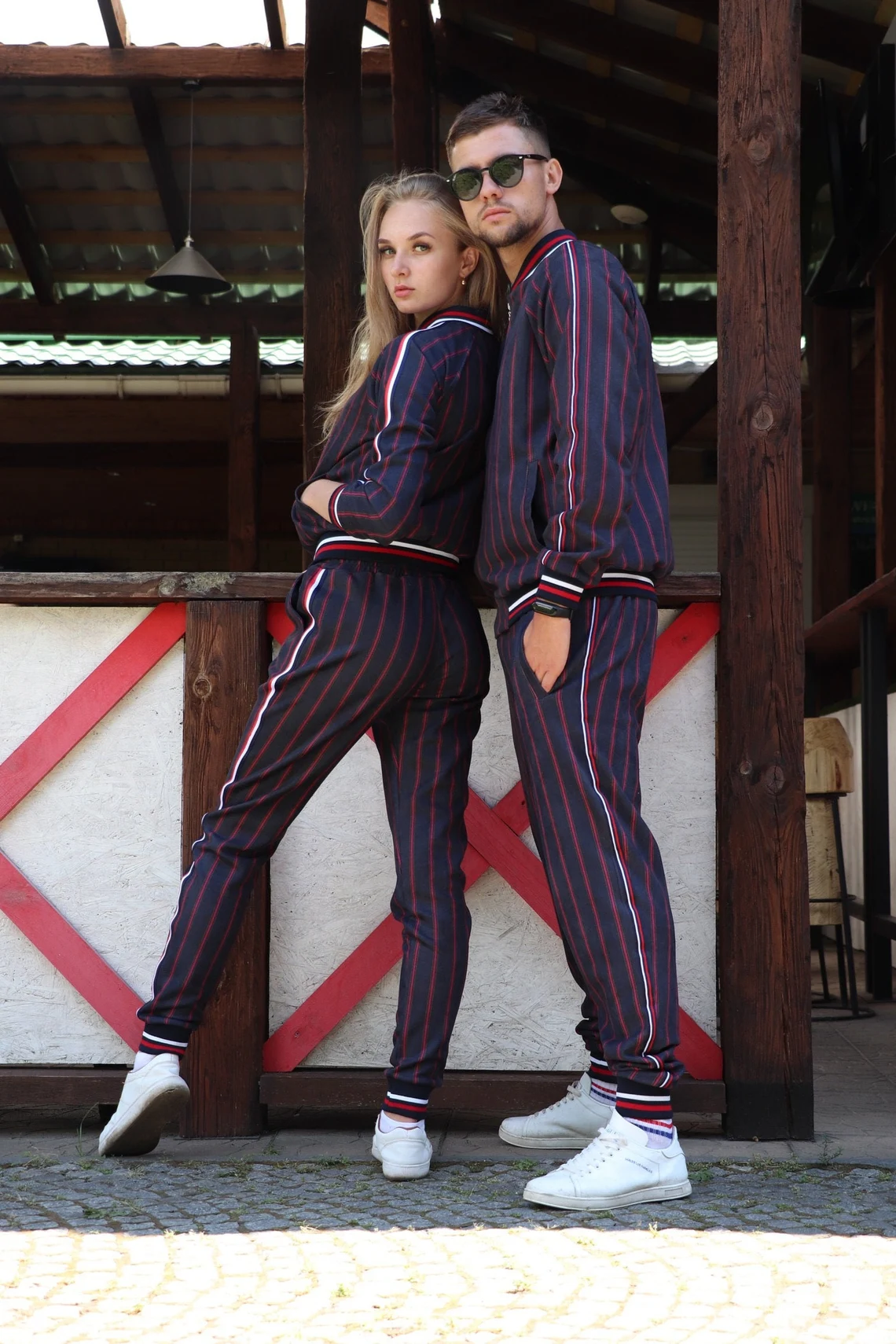 Matching Couple Tartan Tracksuit Set | Couple Tracksuit Set | Gentlemen Tartan | Tartan Tracksuit | S, M, L, XL, 2XL, 3XL, 4XL, Custom Size