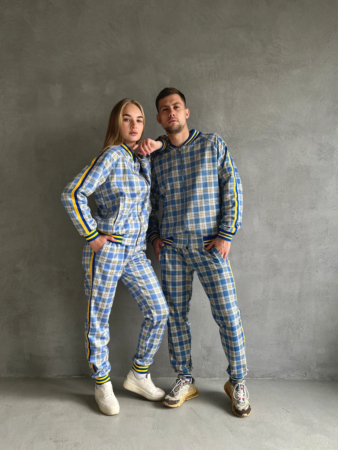 Matching Couple Tracksuit Set | Solidarity with UKRAINE | Support Ukraine Tracksuit | S, M, L, XL, 2XL, 3XL, 4XL, Custom Size