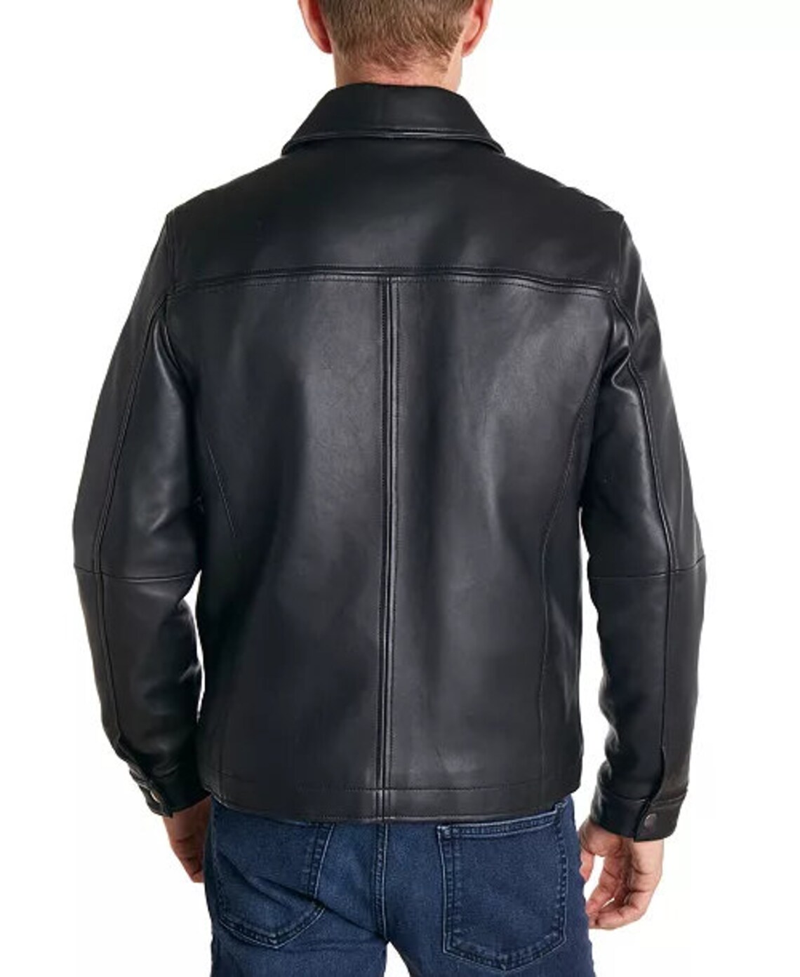 Men's Classic Leather Jacket, men's leather jacket, vintage leather,90s leather jacket, men's leather jacket, black leather jacket.