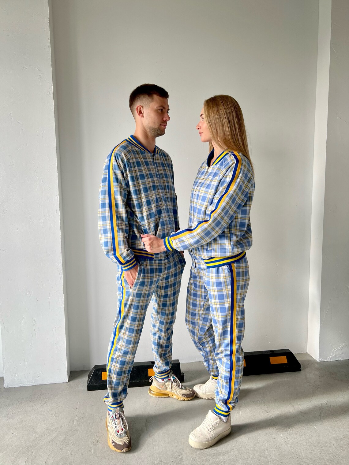 Matching Couple Tracksuit Set | Solidarity with UKRAINE | Support Ukraine Tracksuit | S, M, L, XL, 2XL, 3XL, 4XL, Custom Size