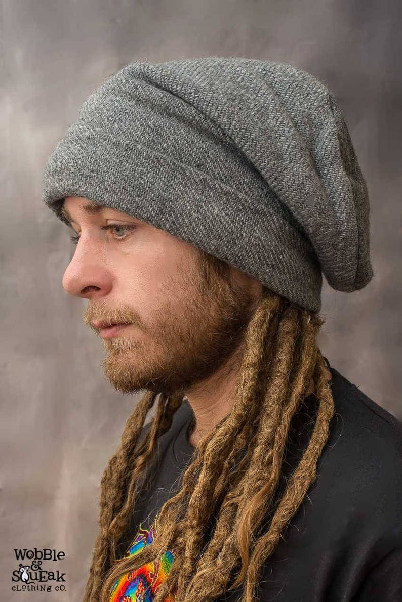 Extra Large Baggy Kashmir Wool WOOLEN Beanie Hat Three Sizes Hippy Warm Handmade Fairtrade Ethically Sourced Psytrance festival Clothing