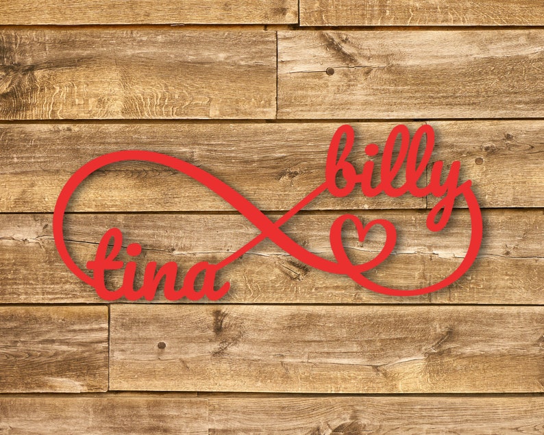 Personalized Engagement Gifts, Newly Engaged Gift, Newly Wed Gifts, Newlywed Sign, Personalized Metal Wall Art, Metal Signs, Infinity Sign