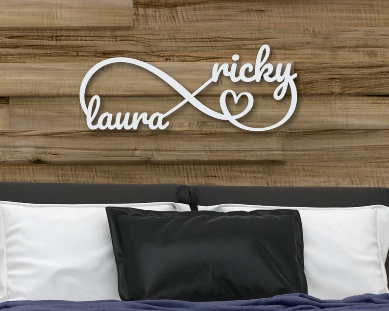 Personalized Engagement Gifts, Newly Engaged Gift, Newly Wed Gifts, Newlywed Sign, Personalized Metal Wall Art, Metal Signs, Infinity Sign