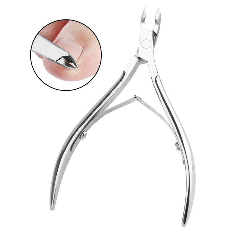 Silve/gold Stainless Steel Foot Cuticle Scissors Pliers,Dead Skin Nail Clipper Pedicure Manicure,Plier cutters tool (7003-48)