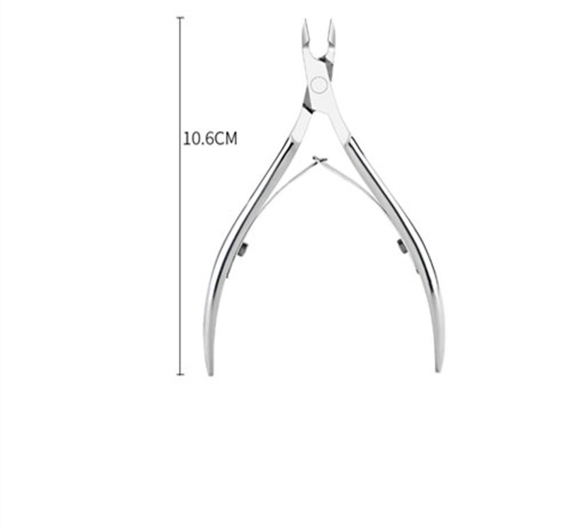 Silve/gold Stainless Steel Foot Cuticle Scissors Pliers,Dead Skin Nail Clipper Pedicure Manicure,Plier cutters tool (7003-48)