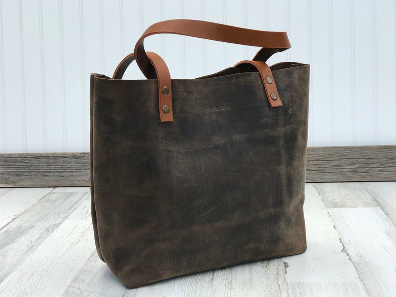 Classic Leather Tote, Everyday use tote bag, Laptop Work Student Bag, Personalized Leather Shoulder Bag, Mother’s Day Gift