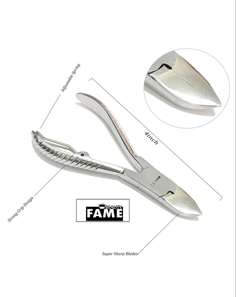 Chiropody Toe Nail Clippers for Thick Nails Podiatry Heavy Duty Nail Cutters