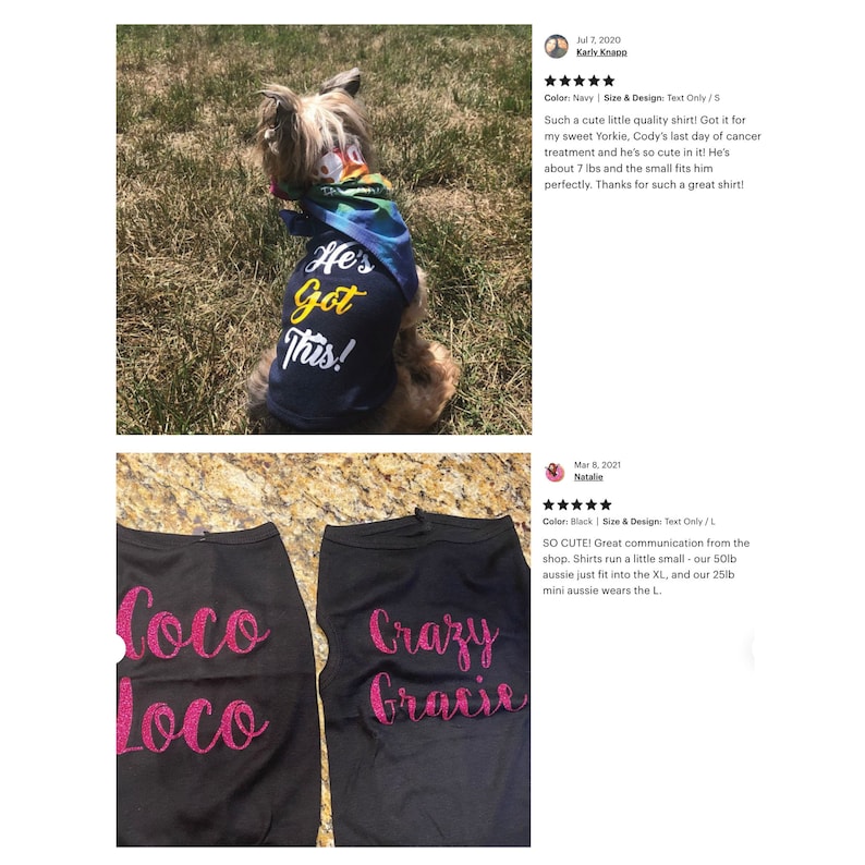 Custom Dog Shirts - Create Your Own Pet Shirts with Personalized Text and Graphics - RUN SMALL