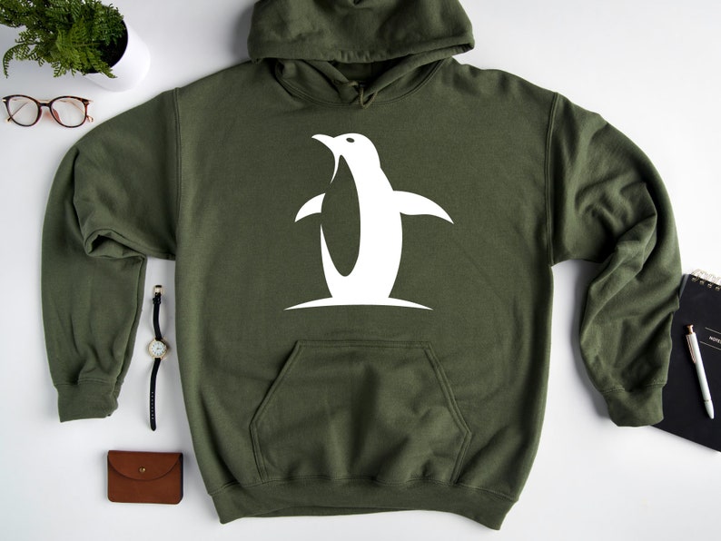 Penguen Sweatshirt, Penguen Lover Hoodie,Penguen Lover Gift, Penguen Sweater, Gift For Penguen Lover, Nature Sweatshirt, Nature Lover Hoodie