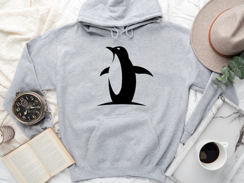 Penguen Sweatshirt, Penguen Lover Hoodie,Penguen Lover Gift, Penguen Sweater, Gift For Penguen Lover, Nature Sweatshirt, Nature Lover Hoodie