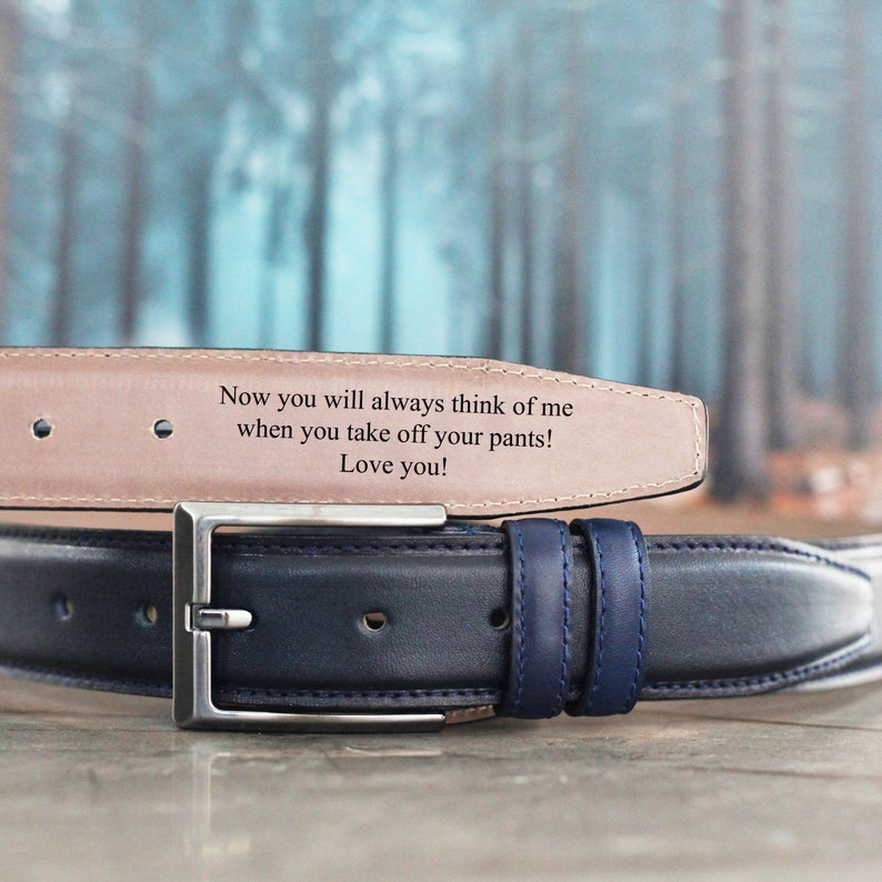 Customizable Classic Real Leather Belt - Personalized Men's Belt - Genuine Leather, Handmade, Father's Day, Birthday, Anniversary Gift