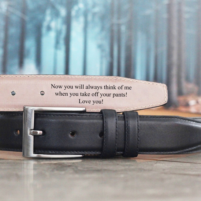 Customizable Classic Real Leather Belt - Personalized Men's Belt - Genuine Leather, Handmade, Father's Day, Birthday, Anniversary Gift