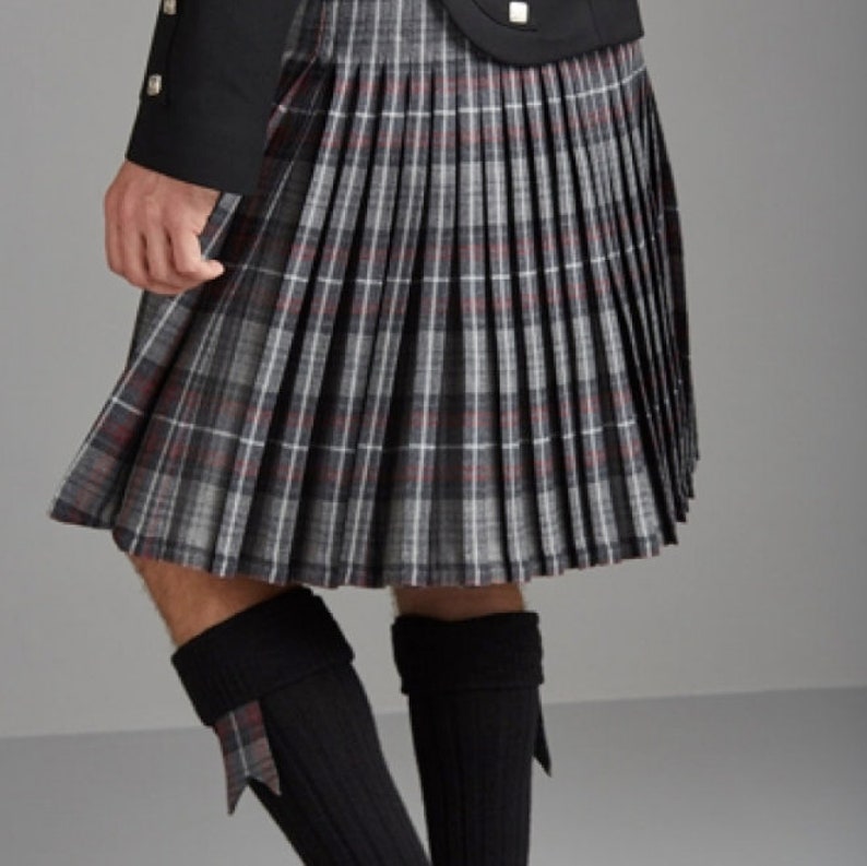 Scottish Kilt Handmade in Clan Tartan for Highland Dress, Wedding, Masonic, Formal Attire