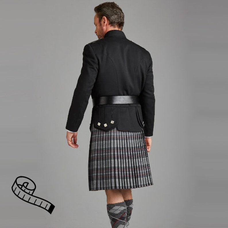 Scottish Kilt Handmade in Clan Tartan for Highland Dress, Wedding, Masonic, Formal Attire