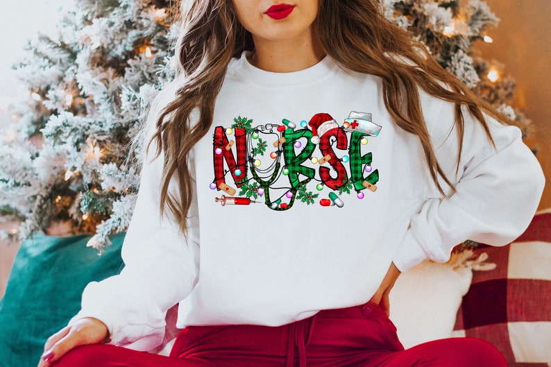 Christmas Nursing Sweatshirt, Nursing School T Shirt,Nurse Christmas shirt, Christmas Shirt, 2022 Christmas,Nurse Shirt,Nurse Gift for Woman