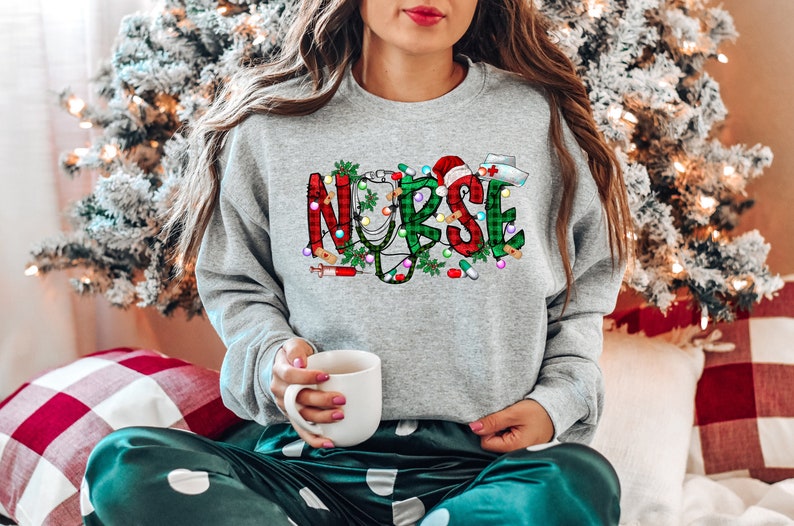 Christmas Nursing Sweatshirt, Nursing School T Shirt,Nurse Christmas shirt, Christmas Shirt, 2022 Christmas,Nurse Shirt,Nurse Gift for Woman