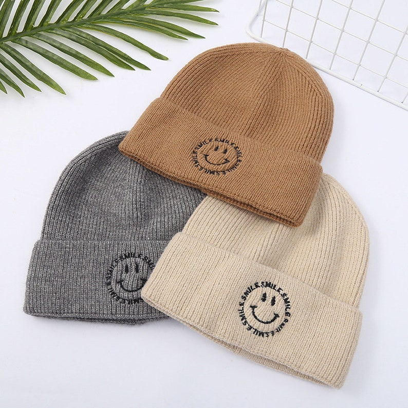 Personalized Embroidered Beanie Winter Hat Classic Beanies for Adults Winter Beanies Warm Hats Custom Beanie Custom Logo/Text Hats