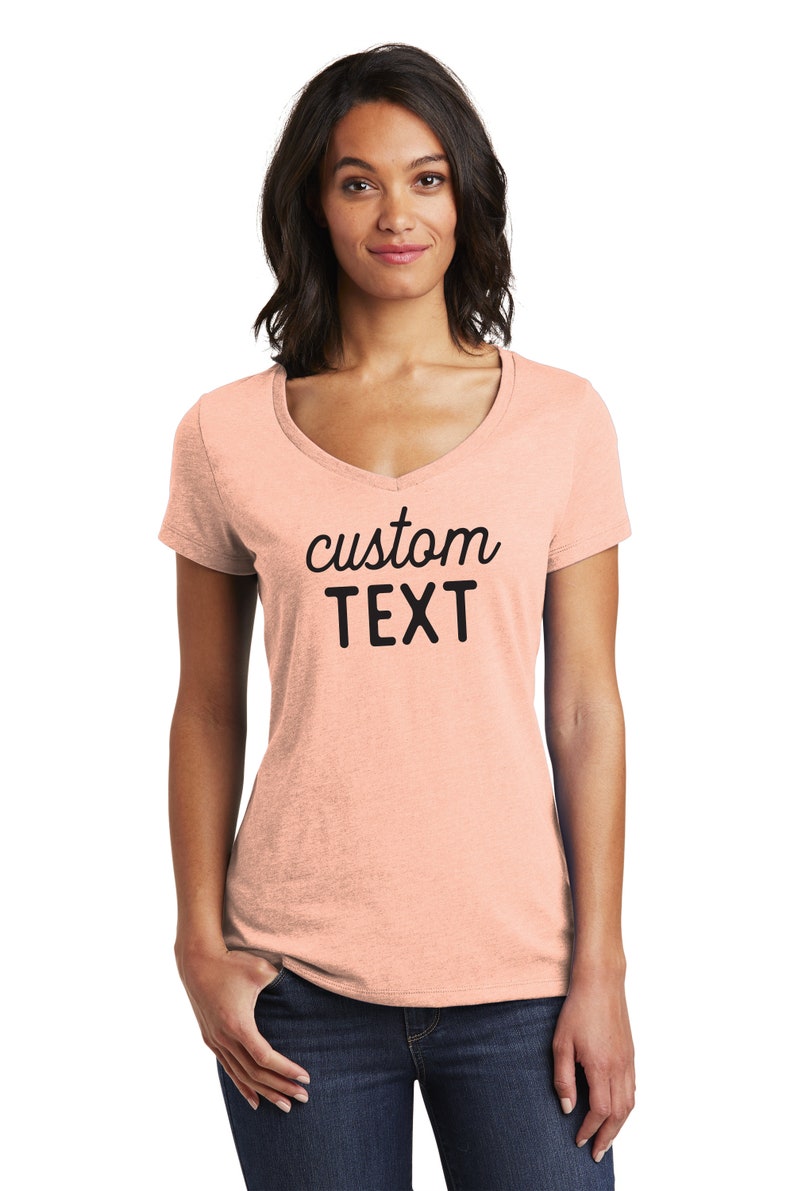 Custom Shirt, Gift for Her, Women's V-Neck Shirt Design, Custom T Shirt, Personalized Shirt, Custom Shirts, Custom Printing T-shirts, Tee