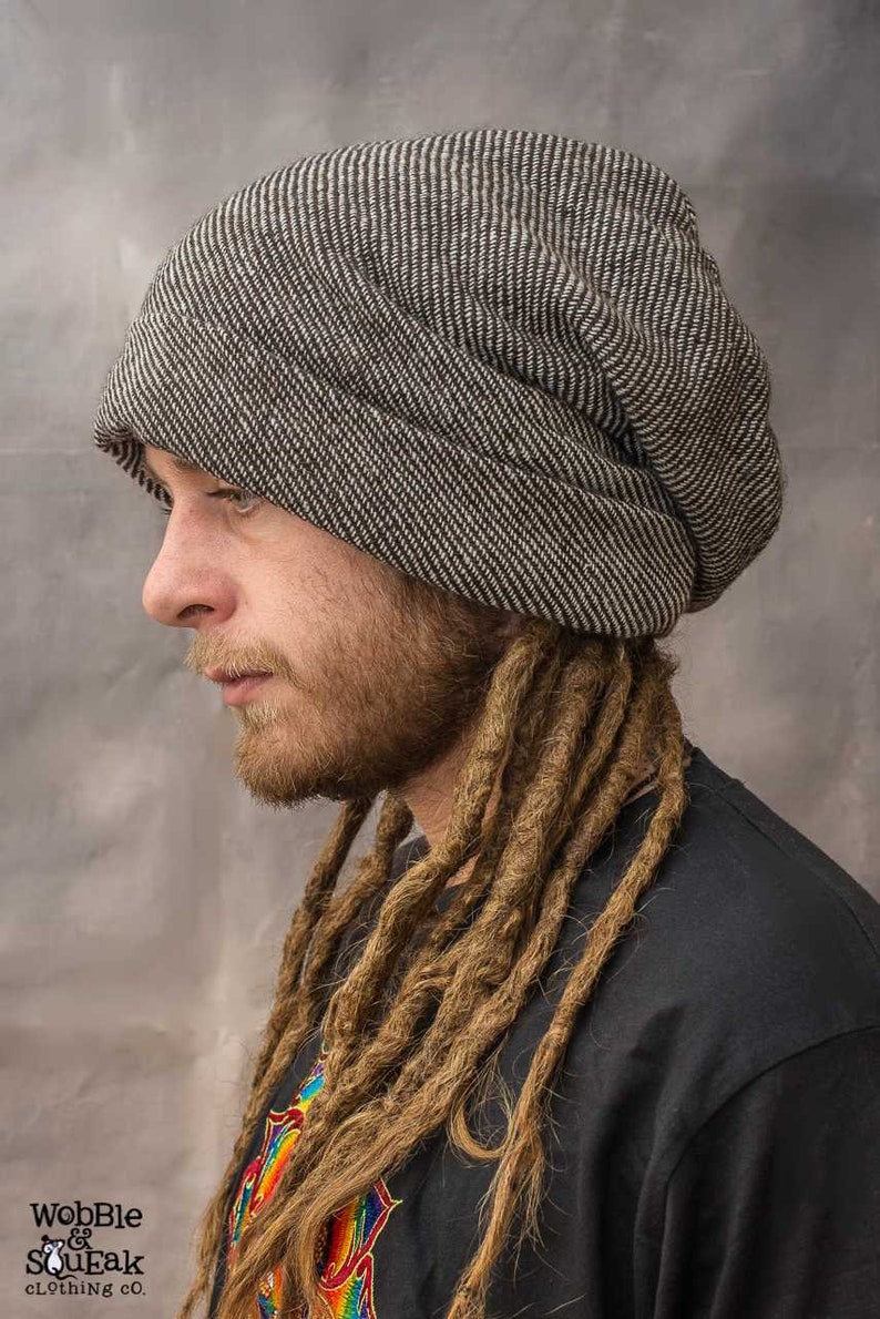 Extra Large Baggy Kashmir Wool WOOLEN Beanie Hat Three Sizes Hippy Warm Handmade Fairtrade Ethically Sourced Psytrance festival Clothing