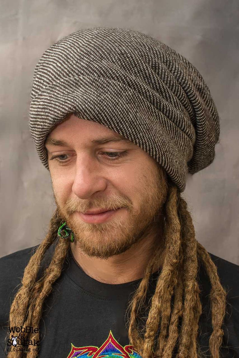 Extra Large Baggy Kashmir Wool WOOLEN Beanie Hat Three Sizes Hippy Warm Handmade Fairtrade Ethically Sourced Psytrance festival Clothing