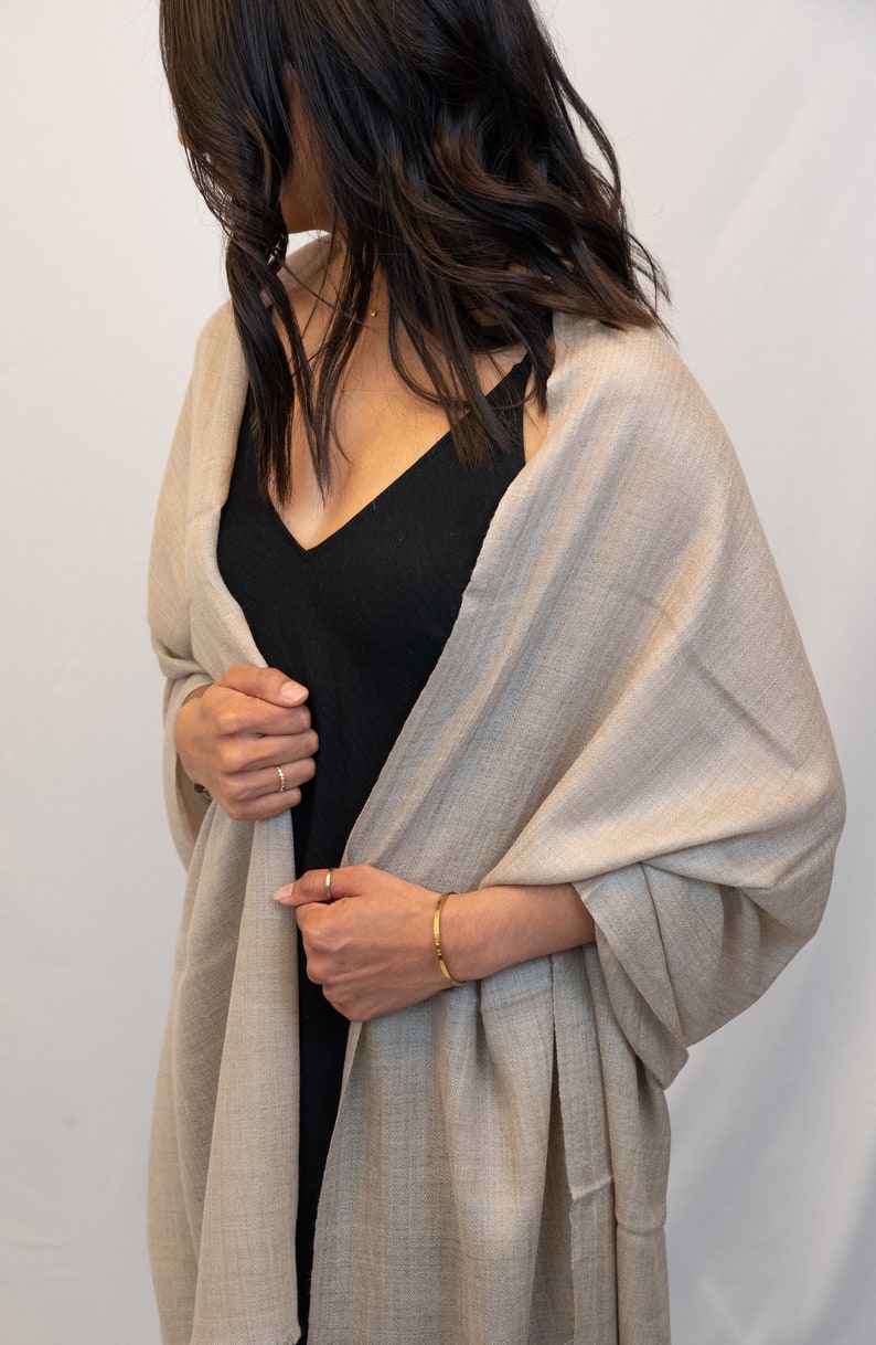 Cumin Handwoven Cashmere Shawl / Wrap / Scarf