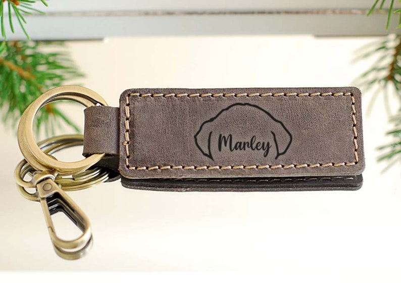 BULK Keychains, Pet Lover Gift, Dog Memorial Gift, Best Keepsake, Custom Leather Keychain, Dog Mom Gift, Dog Dad Keepsake, Christmas Gift