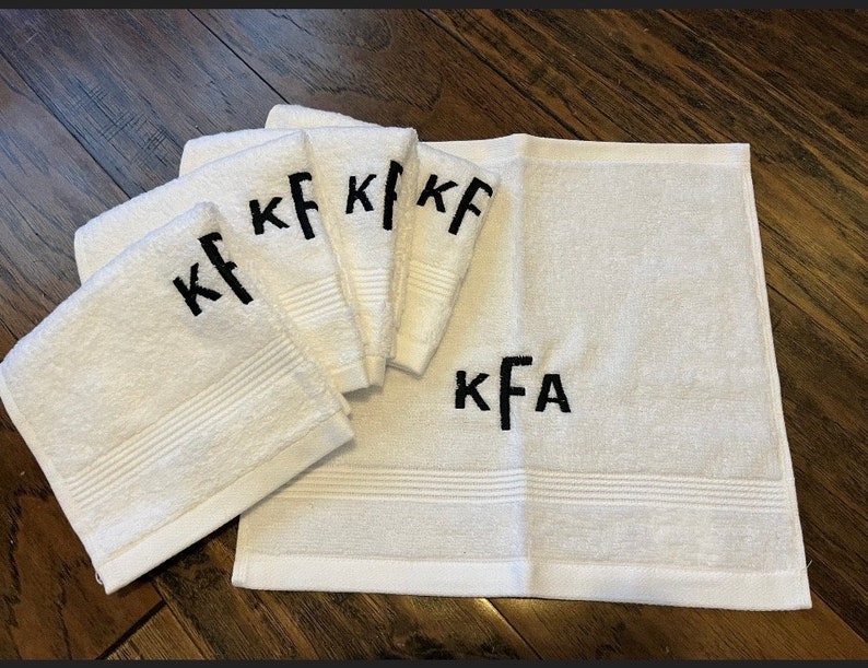 Monogram Washcloth, personalized facecloth