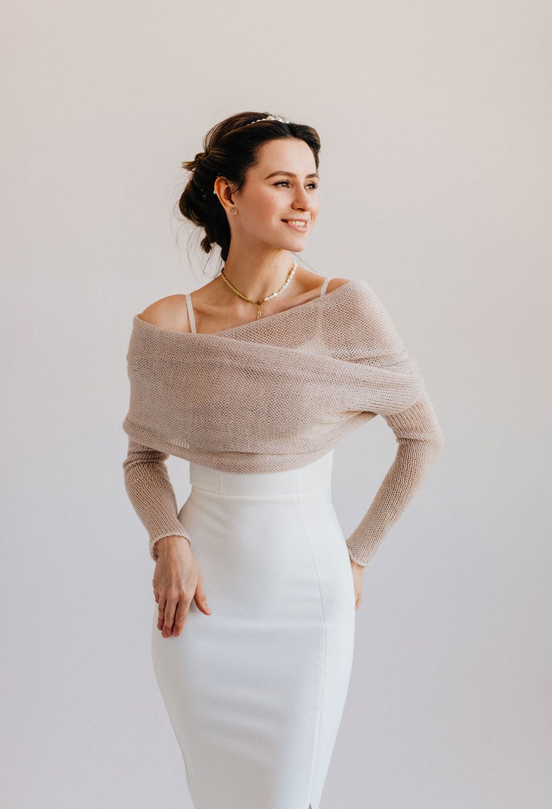 Bridal Shrug Alpaca Shawl Bolero Wedding Bolero Wrap Alpaca Wrap Shrug Bridal Bolero Cover Up