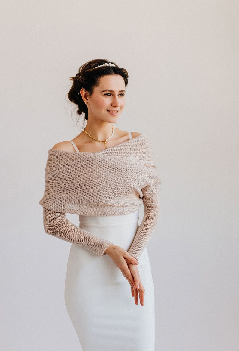 Bridal Shrug Alpaca Shawl Bolero Wedding Bolero Wrap Alpaca Wrap Shrug Bridal Bolero Cover Up