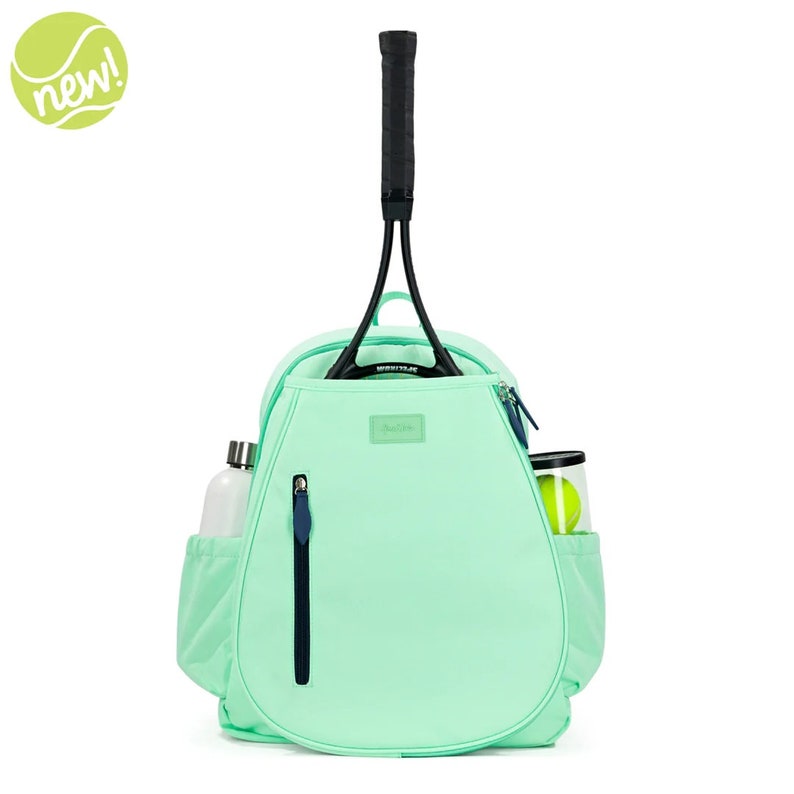 GAME TIME TENNIS Backpack - by Ame & Lulu - Monogrammed Tennis Racquet Bag for Him or Her