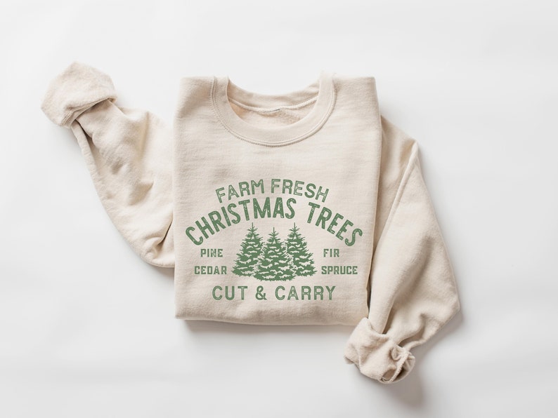 Farm Fresh Christmas Trees Shirt, Pine Spruce Fir, Christmas Gift Ideas, Holiday Shirt, Christmas Sweatshirt, Unisex Adult Tee, Winter Tee