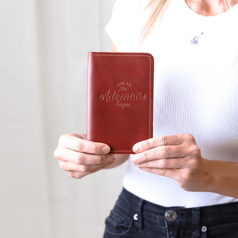 Vintage Passport Cover - Travel Wallet, Personalized Passport Cover, Slim Passport Holder, Custom Passport Case, Travel Accessory