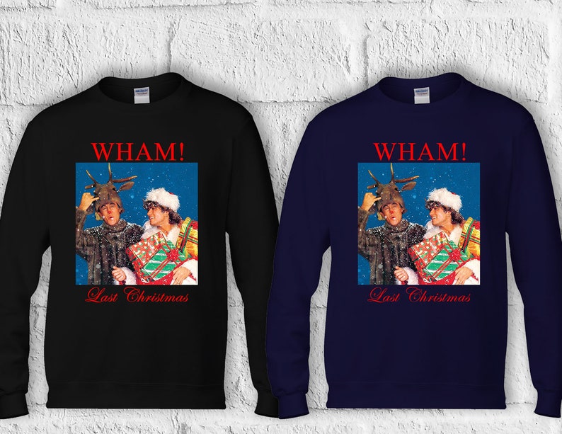 Wham Last Christmas T Shirt Hoodie Sweatshirt Baseball Pullover Men Women Unisex Baggy Boyfriend Shirt 2265