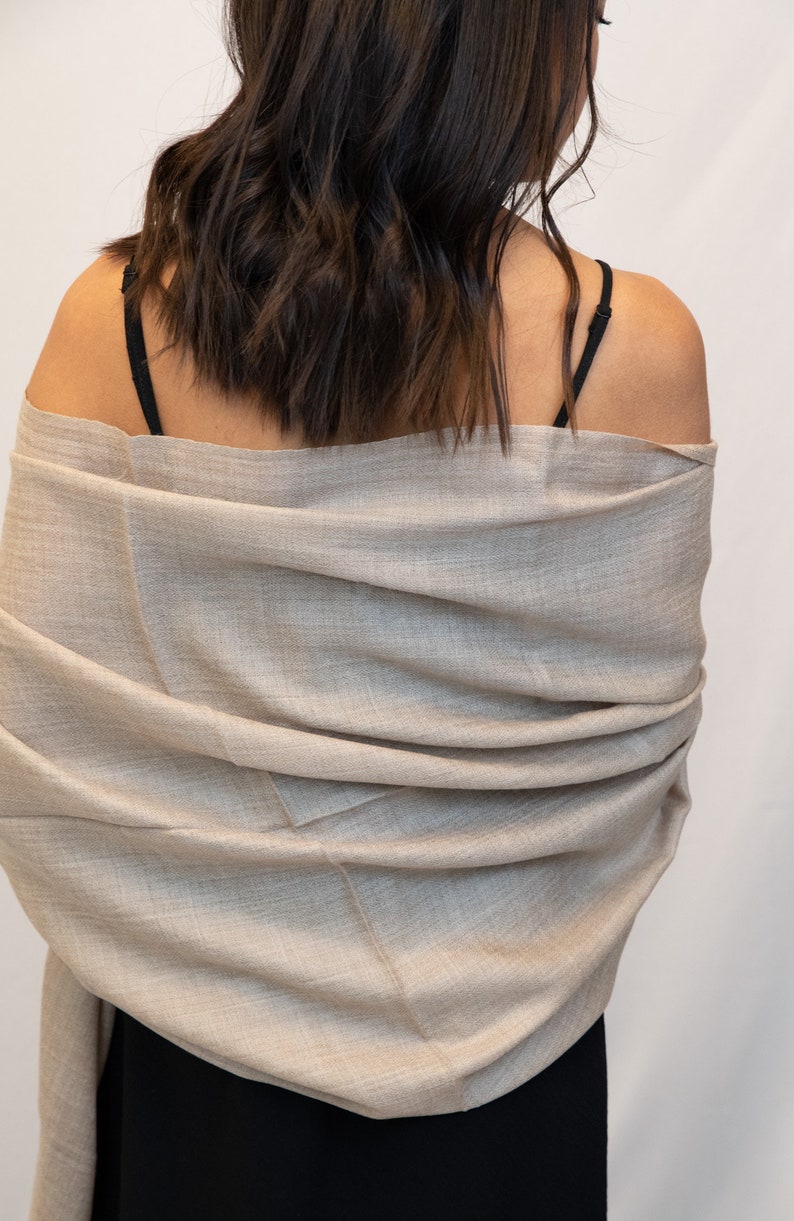 Cumin Handwoven Cashmere Shawl / Wrap / Scarf