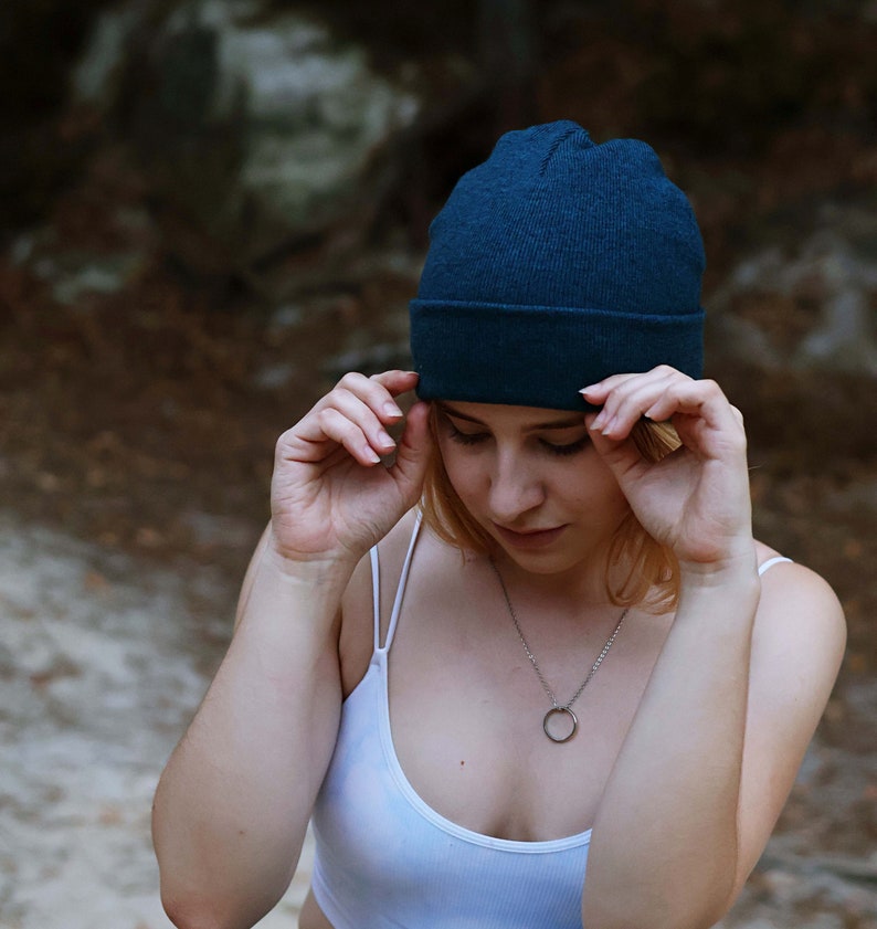 100% Extra-Fine Merino Wool Beanie | Sustainable Wool Beanie | Unisex Wool Beanie | Merino Wool Toque | Rib Knit Beanie | 11 Colors