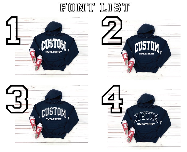 Personalized Hoodie, Custom Quote University College Sweatshirt, Custom Text On Sweater, Retro Sweatshirt, Custom College Letters Hoodie