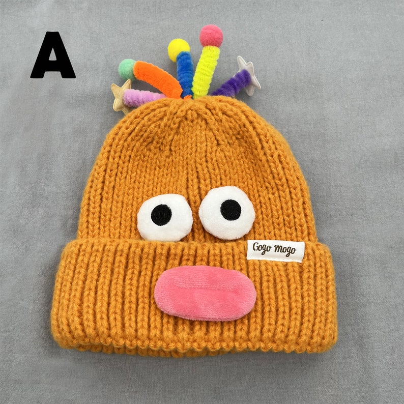 Monster Sausage Mouth Crochet Hat | Beanie Hat | Casual Hats for Men and Women | Comfortable and Warm Windproof Beanie | A Unique Gift