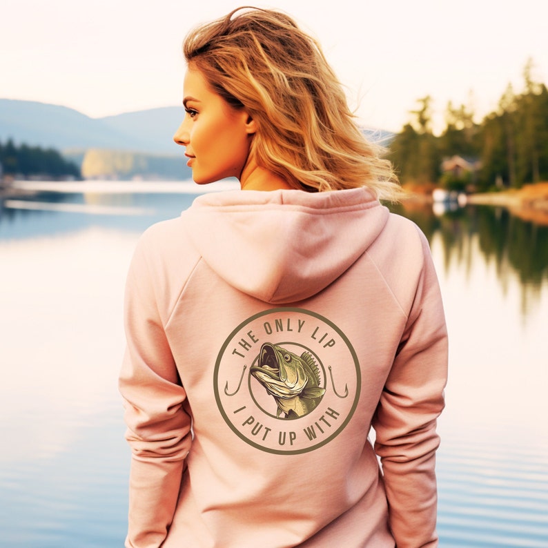 Pink Hoodie, Fishing Hoodie Gift For Women, Funny Fisherman Gift for Mom Fishing Gift Fishing Sweatshirt for Her Unique Christmas Idea