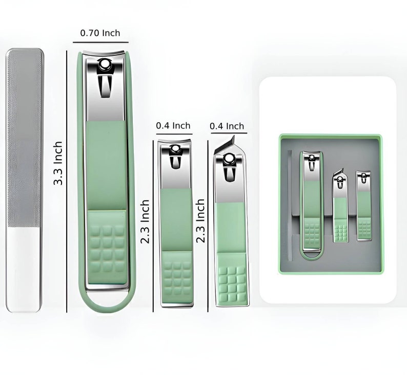 Customized Three Nail Clippers, Stainless steel nail cutter, Toenail Clipper cutters, Personalized Nail Clippers.