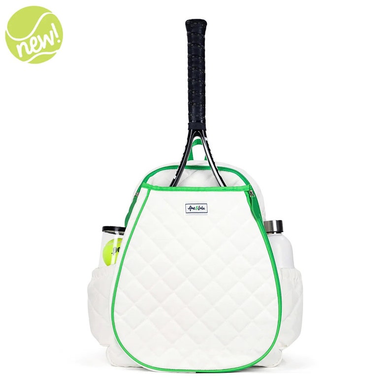 GAME ON BACKPACK - by Ame & Lulu - Monogrammed Tennis Racquet Bag for Him or Her