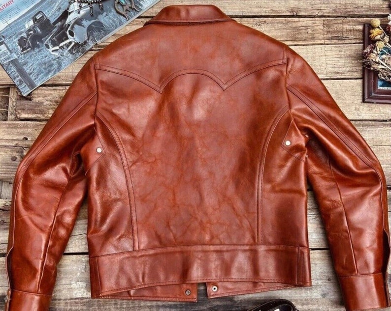 Men's Handmade Vintage Leather Jacket, Brown Distressed Leather Jacket, Motorcycle Biker Style Jacket, Bomber Leather Jacket, Party Jacket,