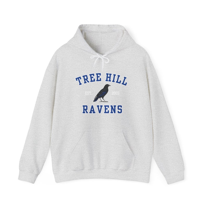 TREE HILL RAVENS Hoodie, Unisex Heavy Blend™ Hooded Sweatshirt, One Tree Hill, Nathan Scott, 23, North Carolina, Oth Gifts, Tree Hill Merch