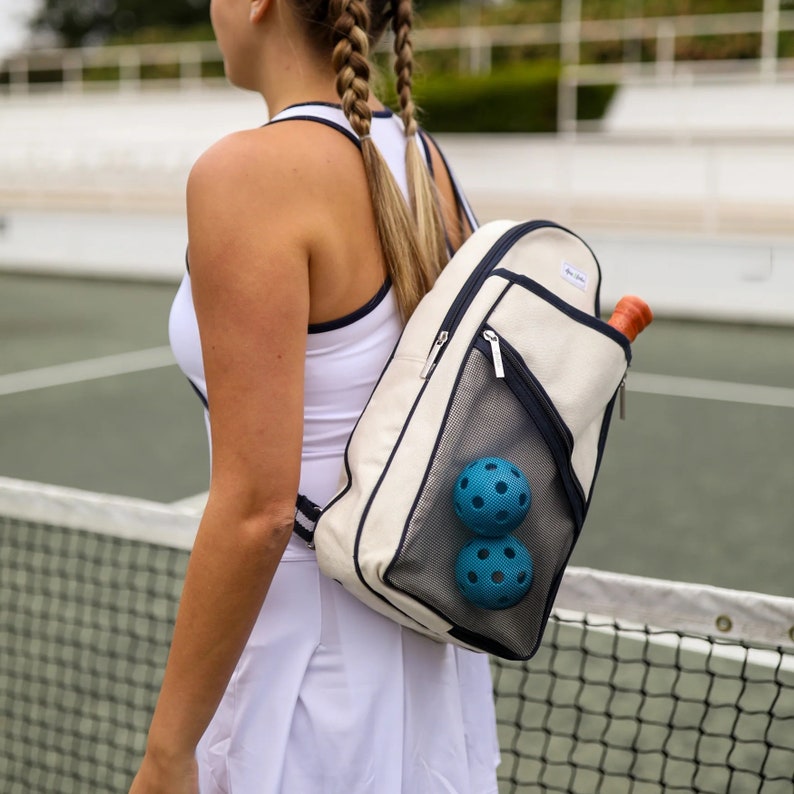 HAMPTONS PICKLEBALL SLING by Ame & Lulu - Monogrammed pickleball sling for men or women