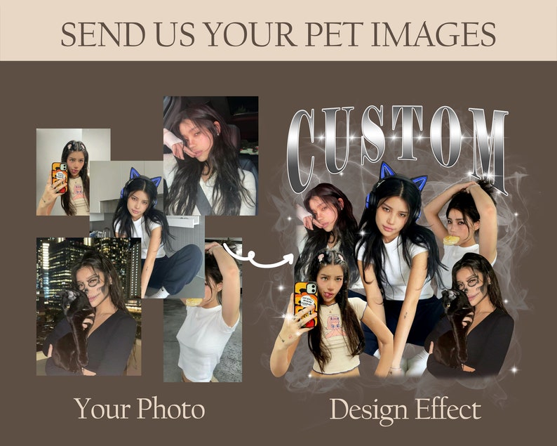 Custom Bootleg Rap Tee, Custom Photo - Vintage Graphic 90s Tshirt, Custom Photo Shirt, CUSTOM Your Own Bootleg Idea Here, Insert Your Design