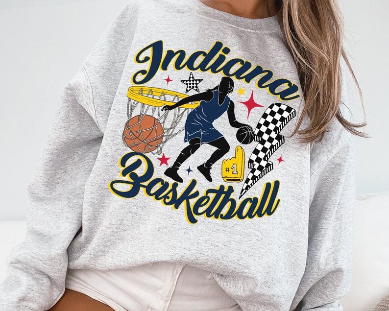 Retro Indiana Feve Crewneck Sweatshirt \ T-Shirt, Indiana Feve Fan Shirt, Fever T-Shirt, Vintage Indiana Women's Basketball