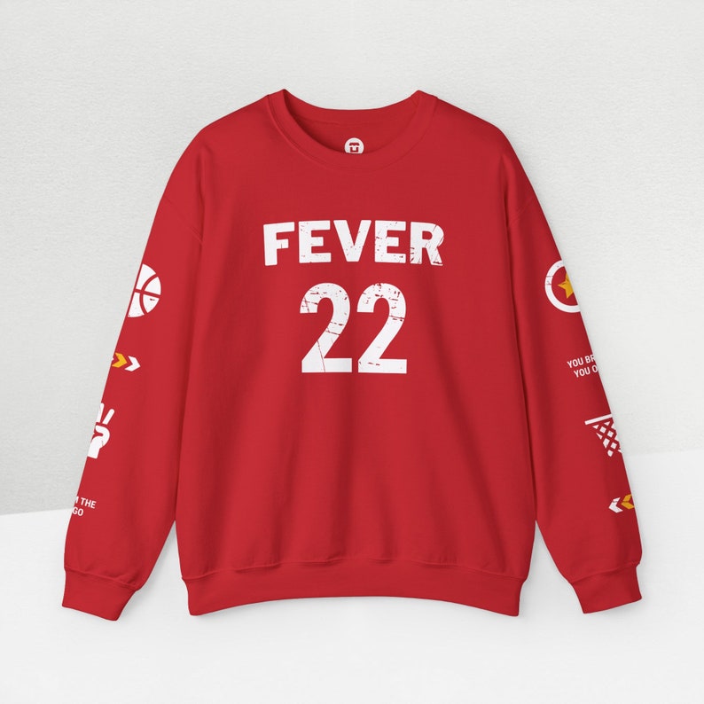 Caitlin Clark Shirt - Fever 22 Sweatshirt, Indiana Fever Jersey, Basketball Sweatshirt, WNBA Draft Tee, Perfect Sports Fan Gift