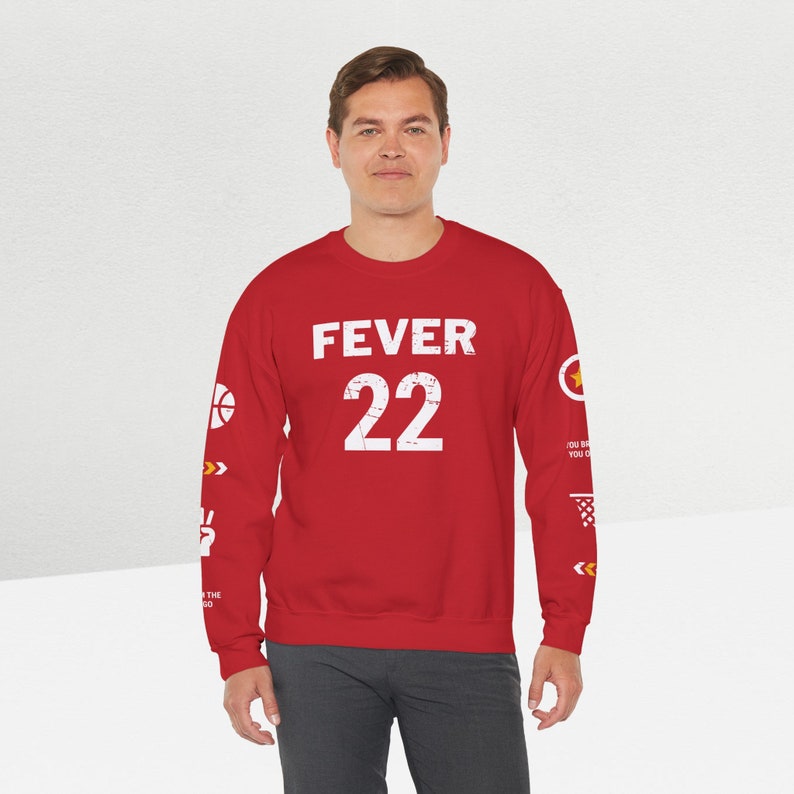 Caitlin Clark Shirt - Fever 22 Sweatshirt, Indiana Fever Jersey, Basketball Sweatshirt, WNBA Draft Tee, Perfect Sports Fan Gift