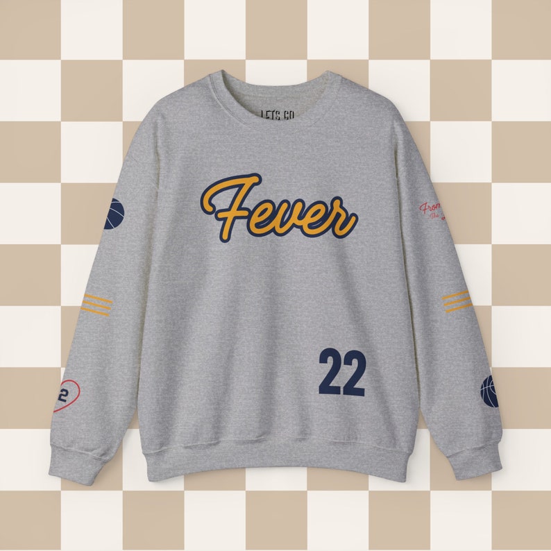 Fever Shirt Caitlin Clark Sweatshirt Caitlin Clark Jersey Caitlin Clark Basketball Jersey Caitlin Clark 22 Sweatshirt Vintage Caitlin Fever